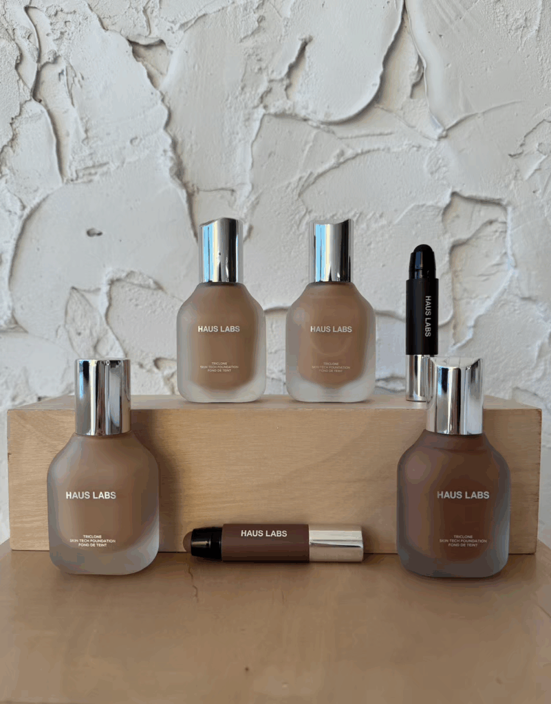 Foundation from Haus Labs displayed for influencer content