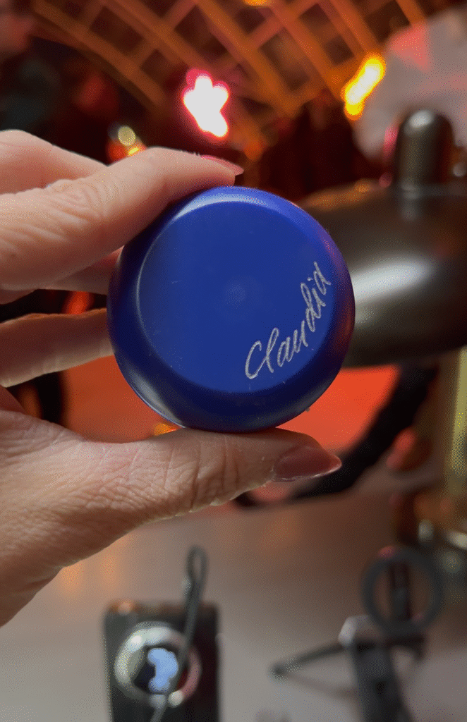 Completed Hand Engraved Yo-yos for the Fallout Season 2 Premiere Private Event