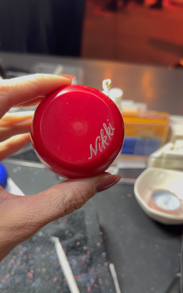 Completed Hand Engraved Yo-yos for the Fallout Season 2 Premiere Private Event