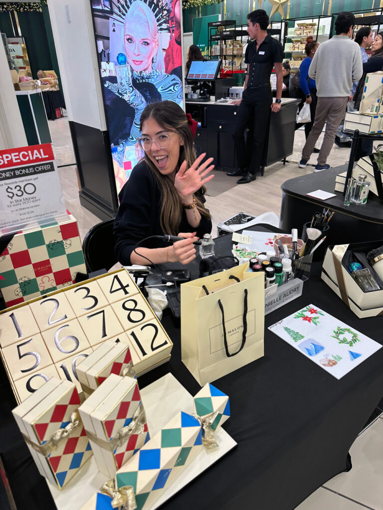 Live Event Activation Engraving with Jo Malone