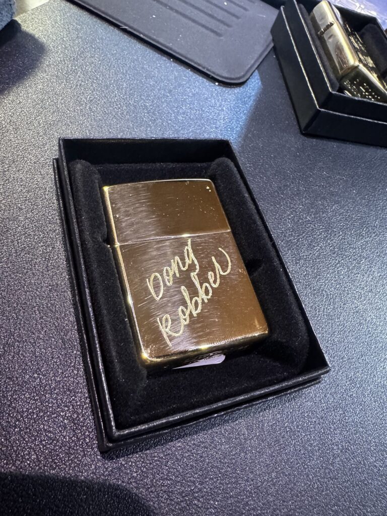 Event Engraving on Zippo Lighters for a TV Show Premiere