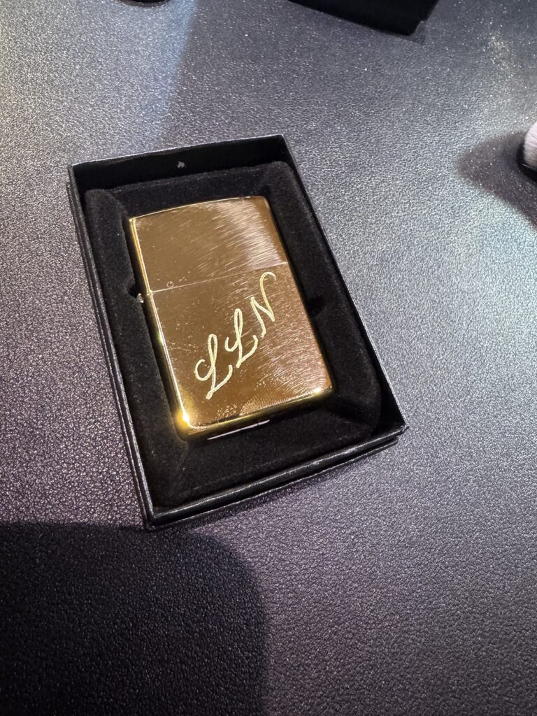 Event Engraving Activation on Zippo Lighters for a TV Show Premiere